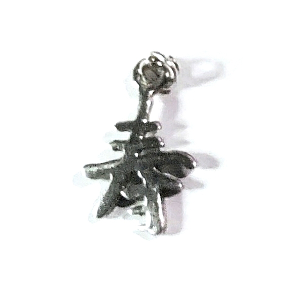 NEW .925 Sterling Silver Chinese Character Pendant Charm! Approx. 1/2" (.50) - Picture 6 of 6
